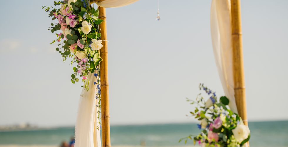 A Painting Of A Beach