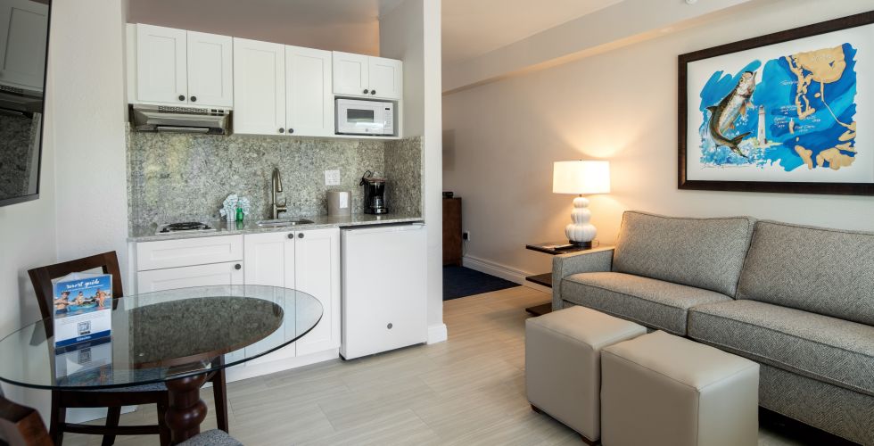 A Living Room With A Couch And A Table