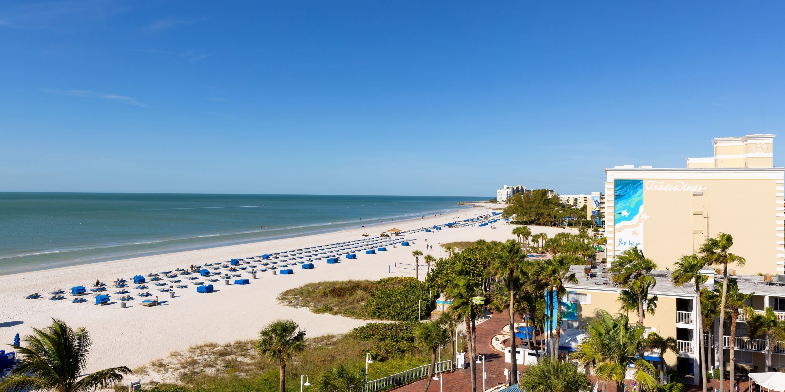 A Beach With Many People