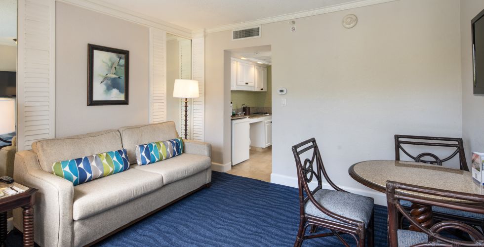 A Living Room With A Couch And A Table