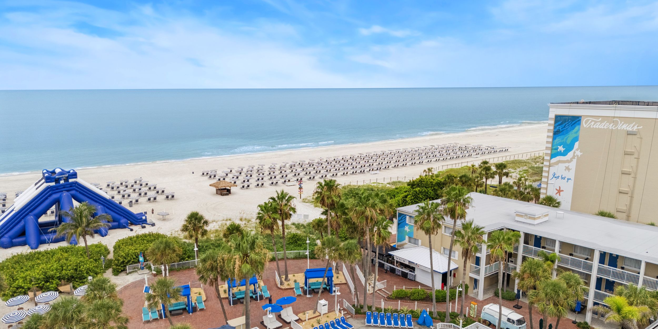 A Beach With Many People