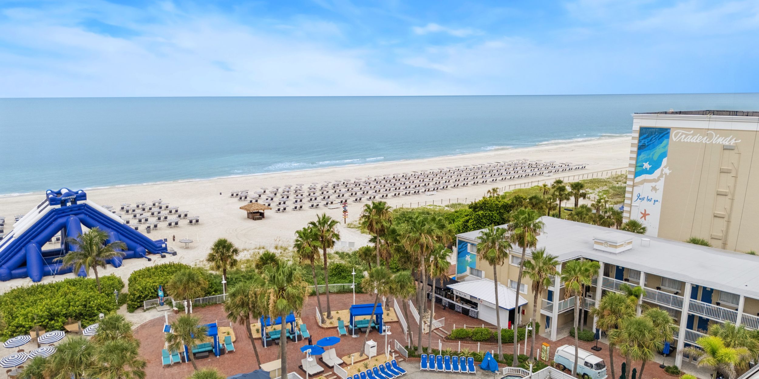 A Resort With A Beach And Ocean